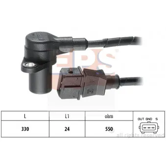 Capteur d'angle, vilebrequin EPS 1.953.052
