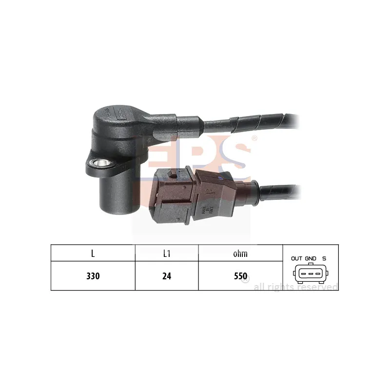Capteur d'angle, vilebrequin EPS 1.953.052
