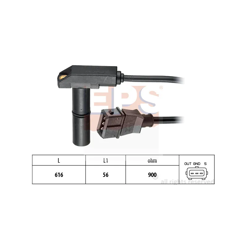 Capteur d'angle, vilebrequin EPS 1.953.054