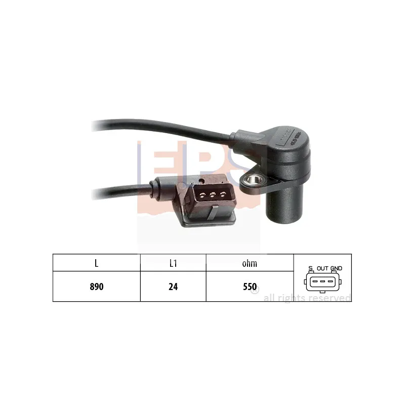 Capteur d'angle, vilebrequin EPS 1.953.063