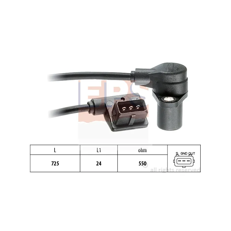 Capteur d'angle, vilebrequin EPS 1.953.064