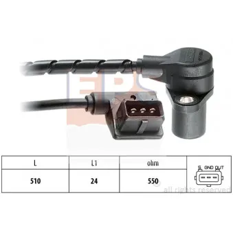 Capteur d'angle, vilebrequin EPS 1.953.065