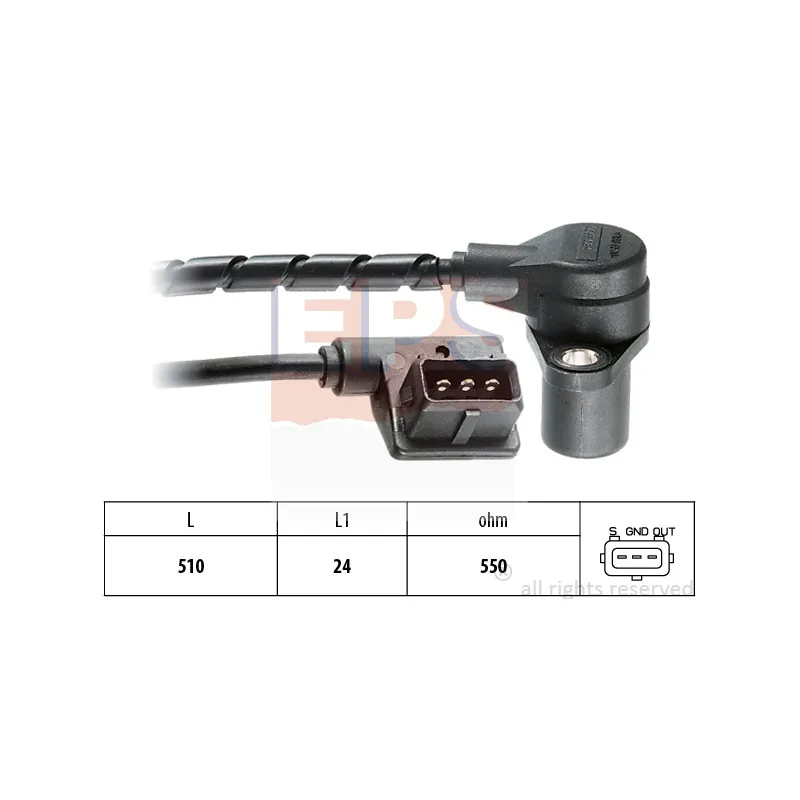 Capteur d'angle, vilebrequin EPS 1.953.065