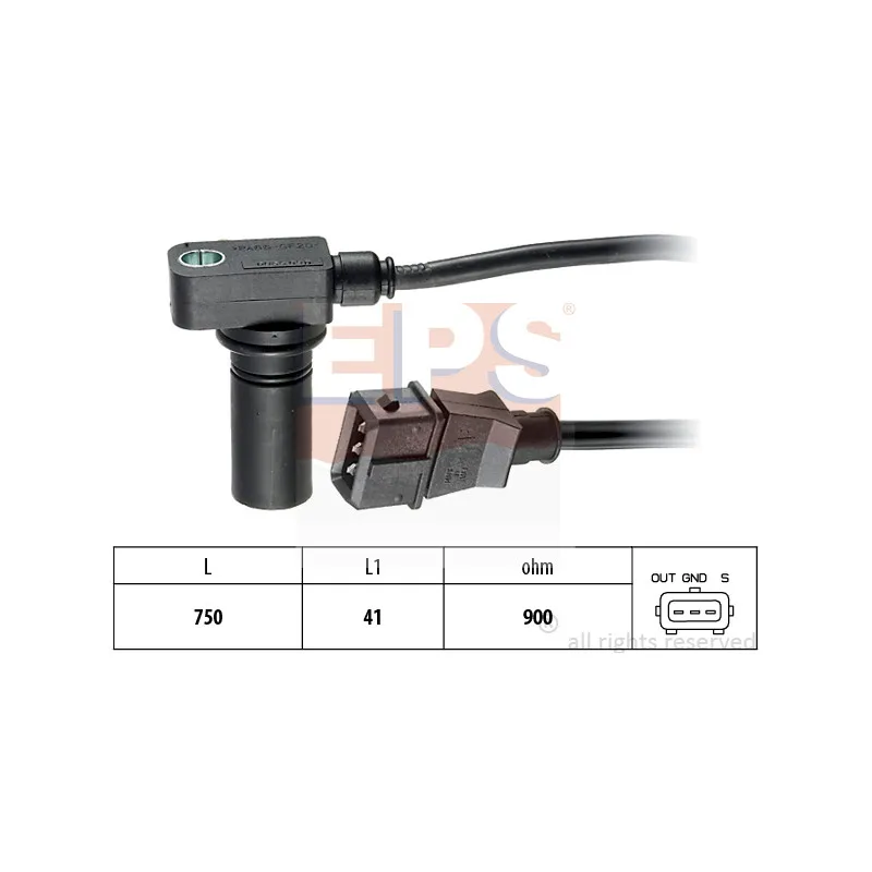 Capteur d'angle, vilebrequin EPS 1.953.066