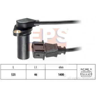 Capteur d'angle, vilebrequin EPS 1.953.068