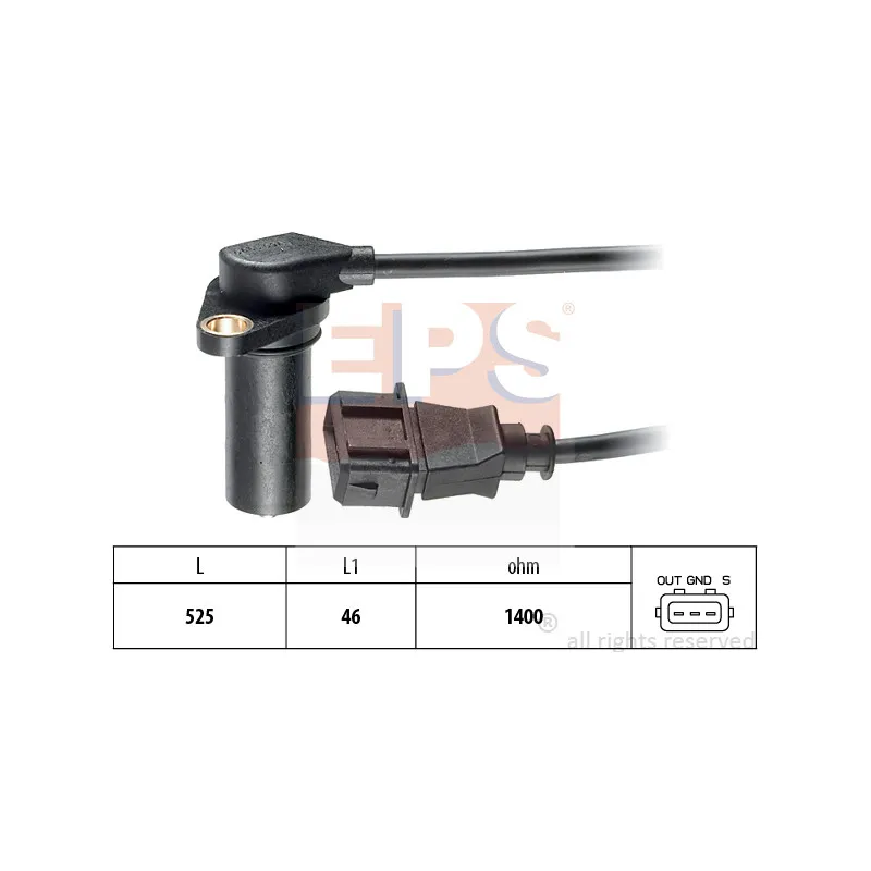 Capteur d'angle, vilebrequin EPS 1.953.068