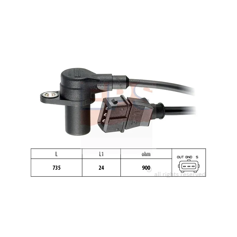 Capteur d'angle, vilebrequin EPS 1.953.074