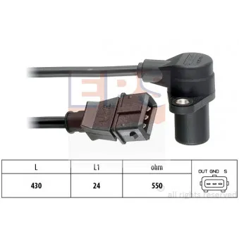 Capteur d'angle, vilebrequin EPS 1.953.076
