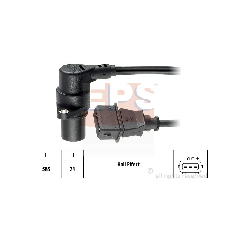 Capteur d'angle, vilebrequin EPS 1.953.082
