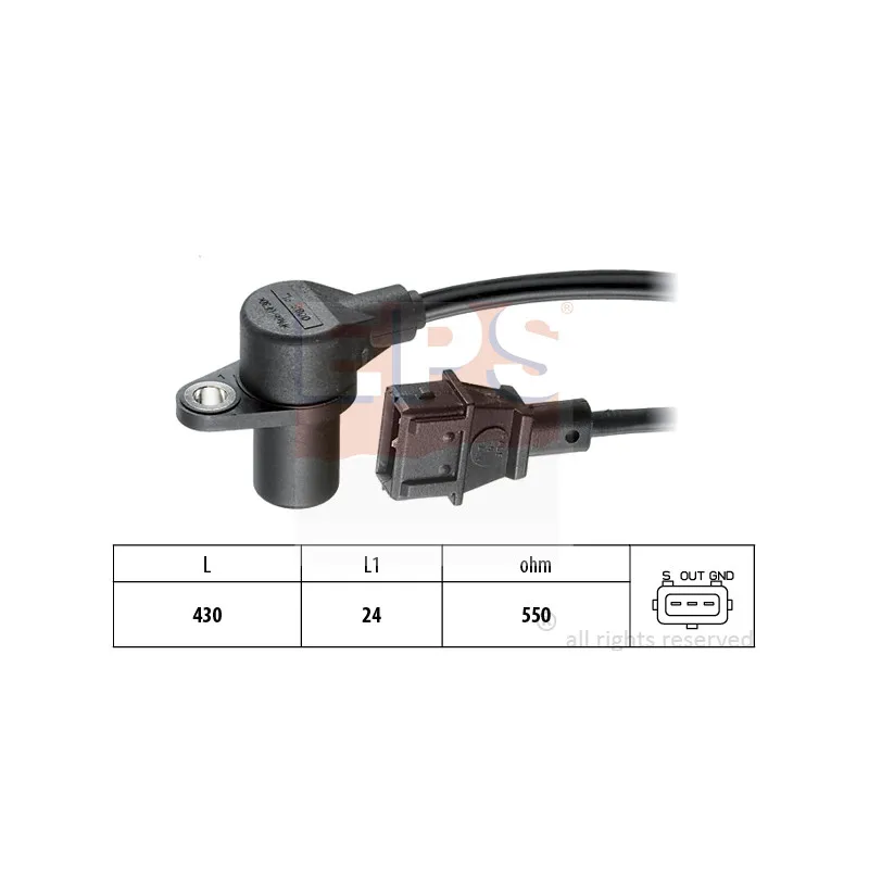 Capteur d'angle, vilebrequin EPS 1.953.088
