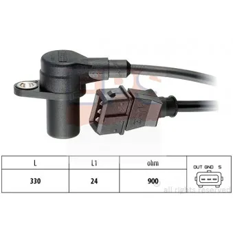 Capteur d'angle, vilebrequin EPS 1.953.090