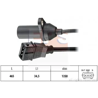 Capteur d'angle, vilebrequin EPS 1.953.092