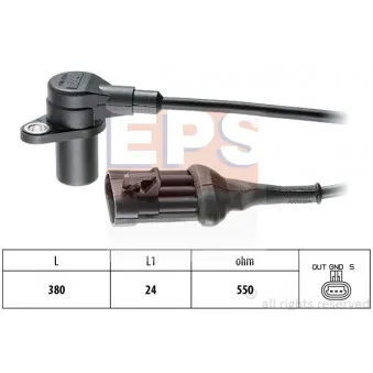 Capteur d'angle, vilebrequin EPS 1.953.097