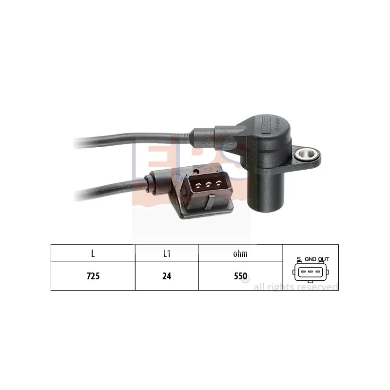 Capteur d'angle, vilebrequin EPS 1.953.130