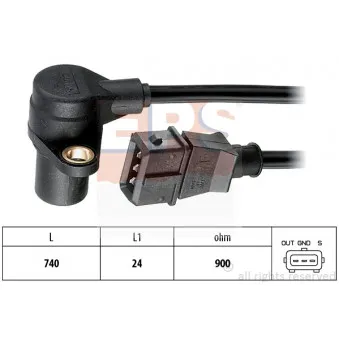 Capteur d'angle, vilebrequin EPS 1.953.214