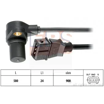 Capteur d'angle, vilebrequin EPS 1.953.215
