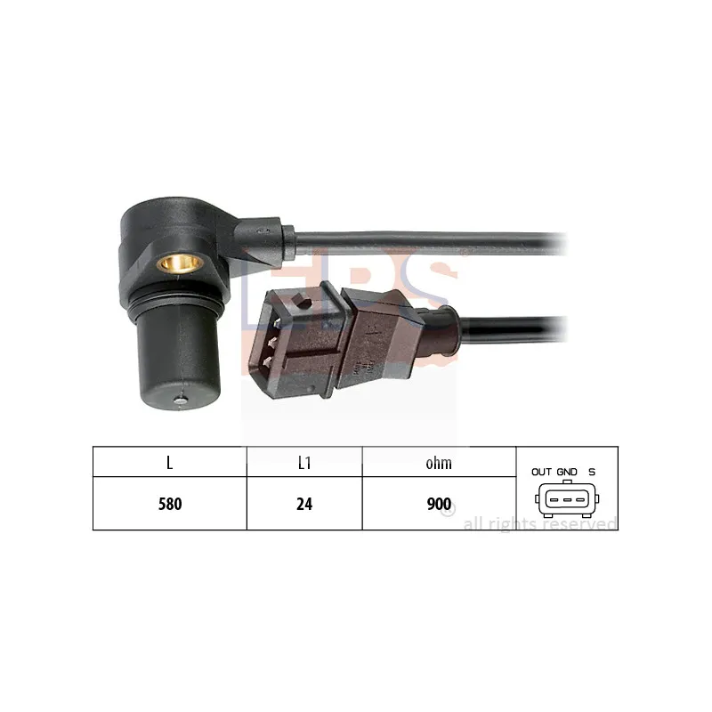 Capteur d'angle, vilebrequin EPS 1.953.215