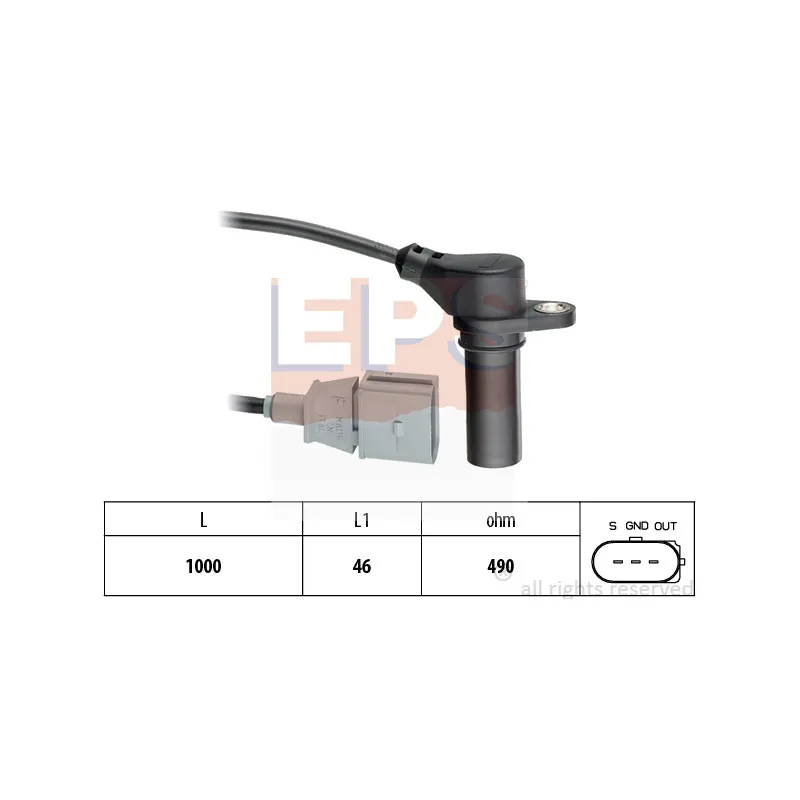 Capteur d'angle, vilebrequin EPS 1.953.218