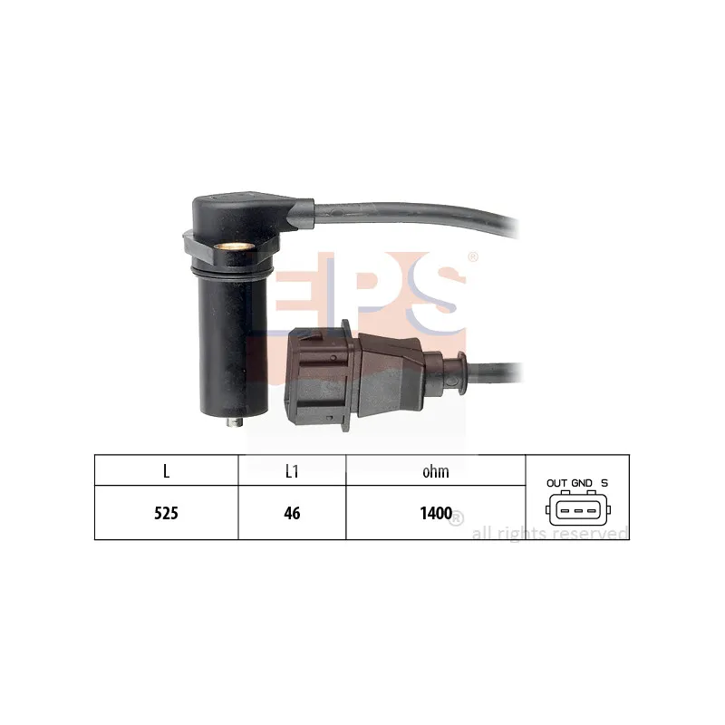 Capteur d'angle, vilebrequin EPS 1.953.219