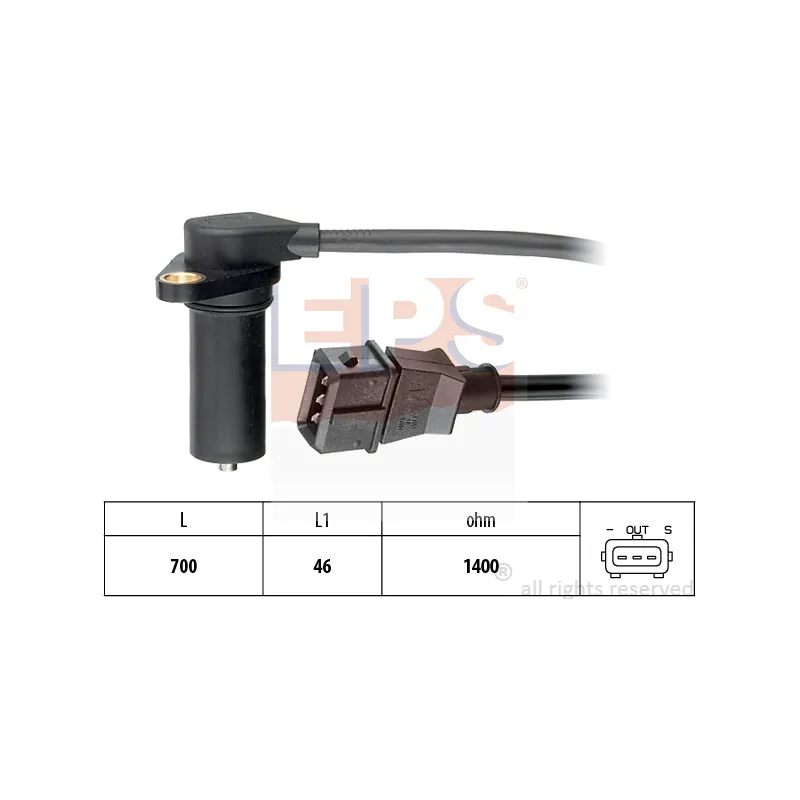 Capteur d'angle, vilebrequin EPS 1.953.224