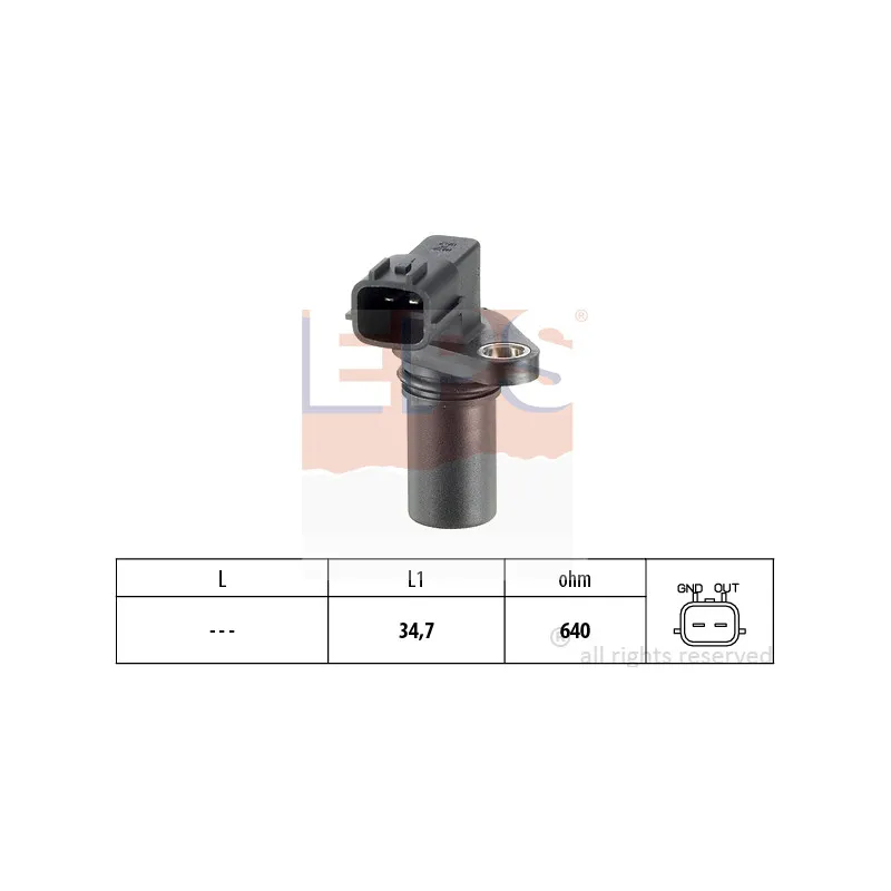 Capteur d'angle, vilebrequin EPS 1.953.225