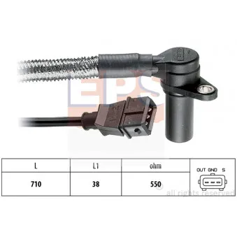 Capteur d'angle, vilebrequin EPS 1.953.230