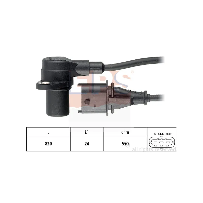 Capteur d'angle, vilebrequin EPS 1.953.234