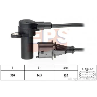 Capteur d'angle, vilebrequin EPS 1.953.236