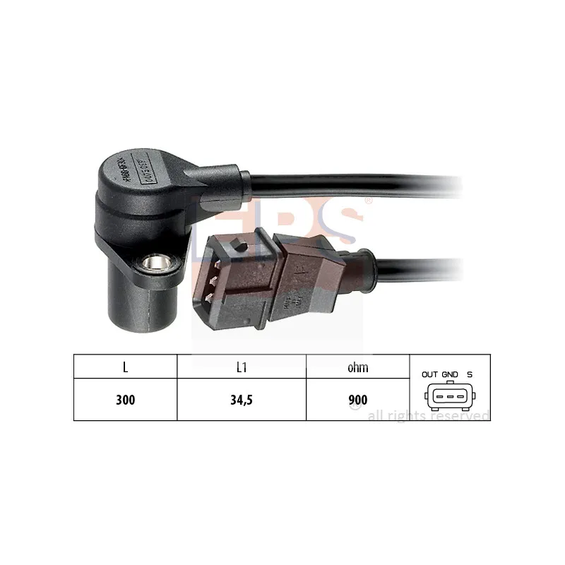 Capteur d'angle, vilebrequin EPS 1.953.237