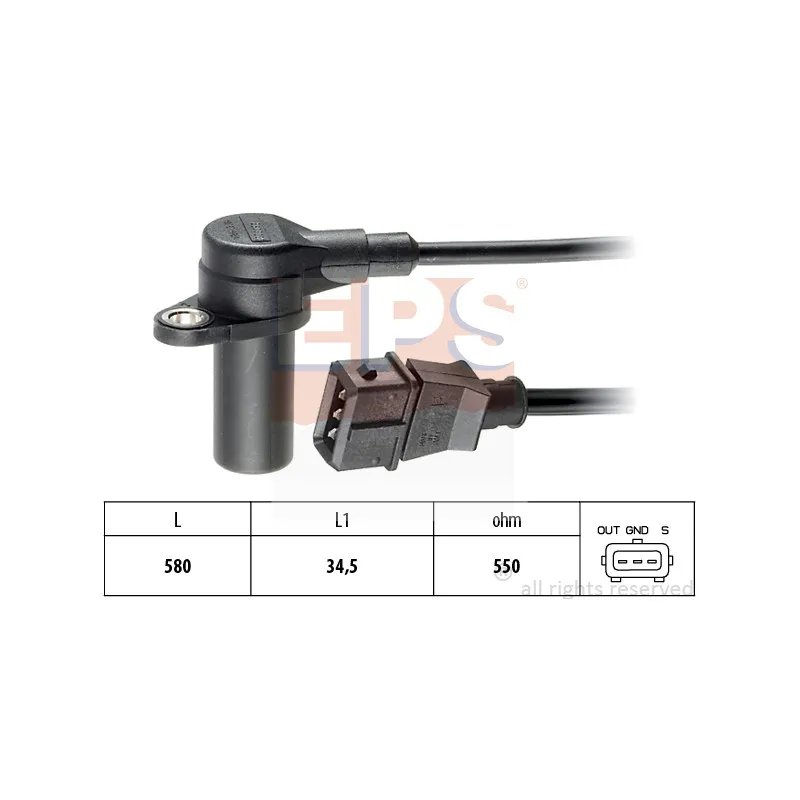 Capteur d'angle, vilebrequin EPS 1.953.238