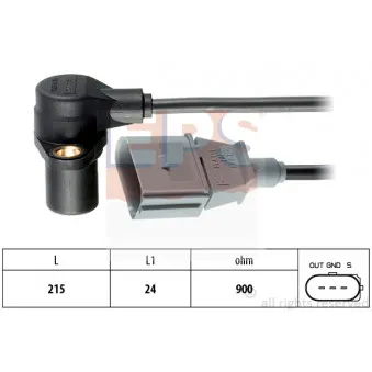 Capteur d'angle, vilebrequin EPS 1.953.241