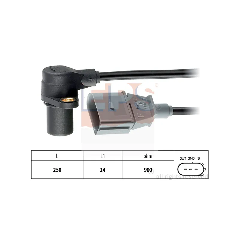 Capteur d'angle, vilebrequin EPS 1.953.254