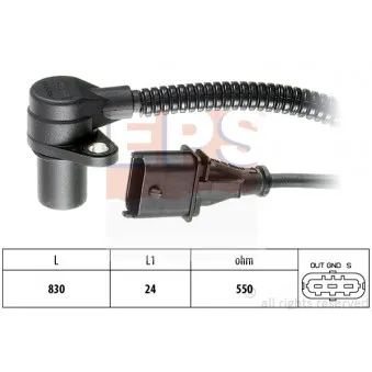 Capteur d'angle, vilebrequin EPS 1.953.266