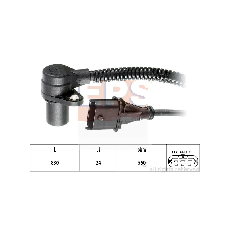 Capteur d'angle, vilebrequin EPS 1.953.266
