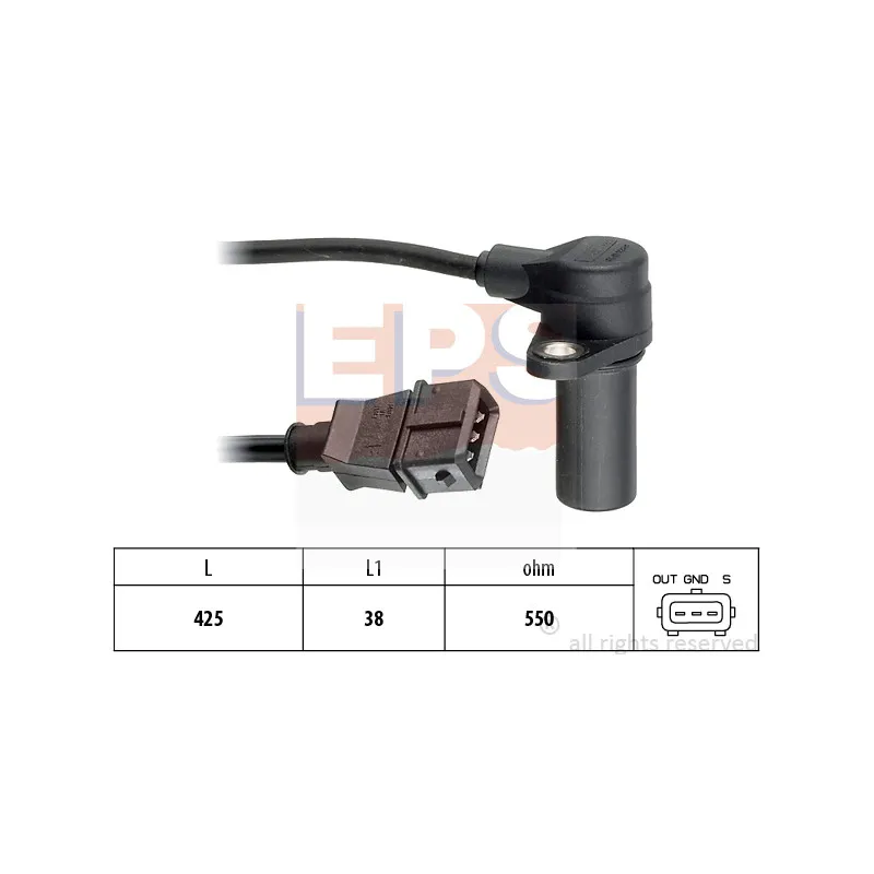 Capteur d'angle, vilebrequin EPS 1.953.271