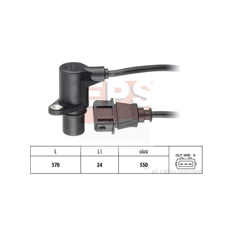 Capteur d'angle, vilebrequin EPS 1.953.273