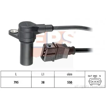 Capteur d'angle, vilebrequin EPS 1.953.274