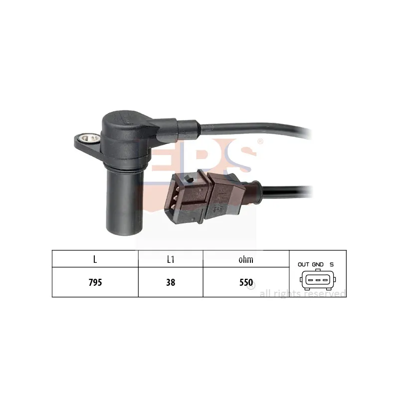 Capteur d'angle, vilebrequin EPS 1.953.274