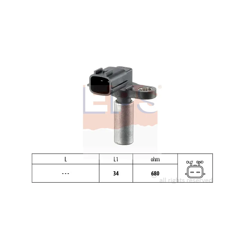 Capteur d'angle, vilebrequin EPS 1.953.276