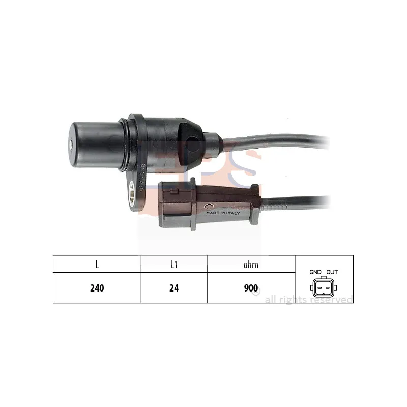 Capteur d'angle, vilebrequin EPS 1.953.279