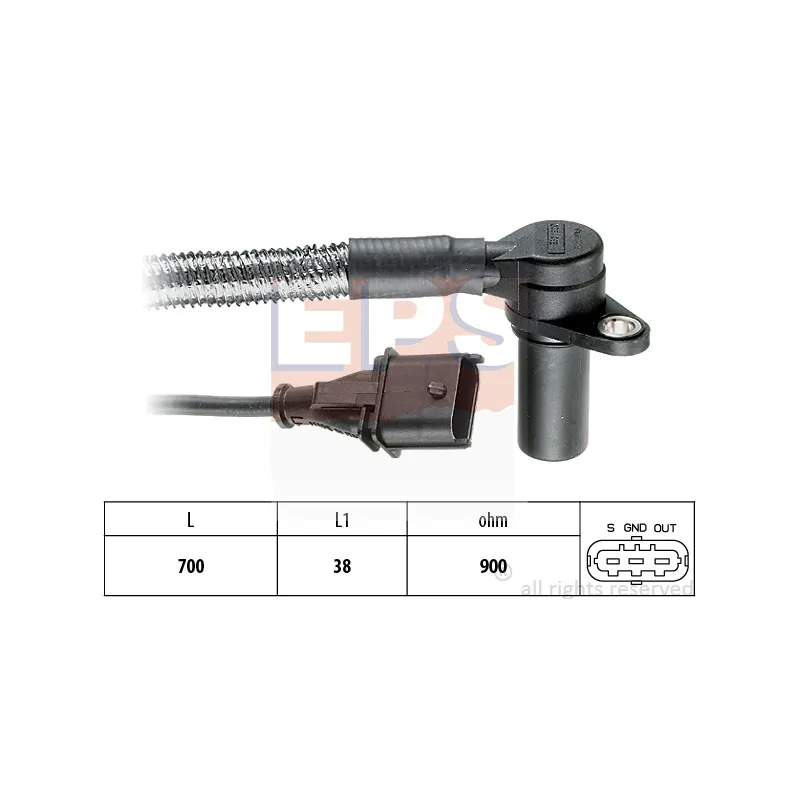 Capteur d'angle, vilebrequin EPS 1.953.284