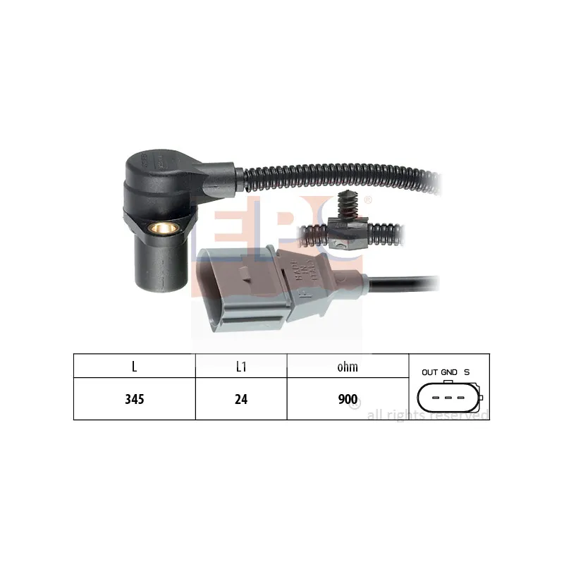 Capteur d'angle, vilebrequin EPS 1.953.287