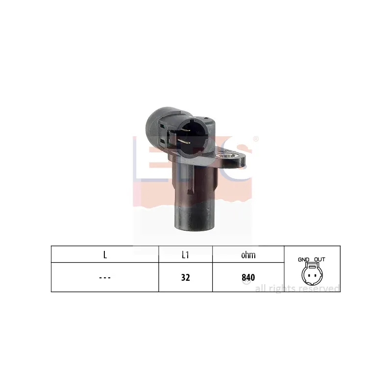 Capteur d'angle, vilebrequin EPS 1.953.291