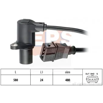 Capteur d'angle, vilebrequin EPS 1.953.297