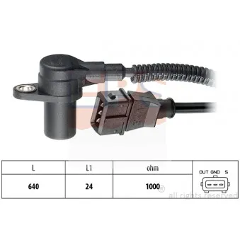 Capteur d'angle, vilebrequin EPS 1.953.301