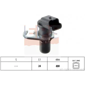 Capteur d'angle, vilebrequin EPS 1.953.303