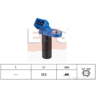 Capteur d'angle, vilebrequin EPS 1.953.304