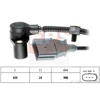 Capteur d'angle, vilebrequin EPS 1.953.320