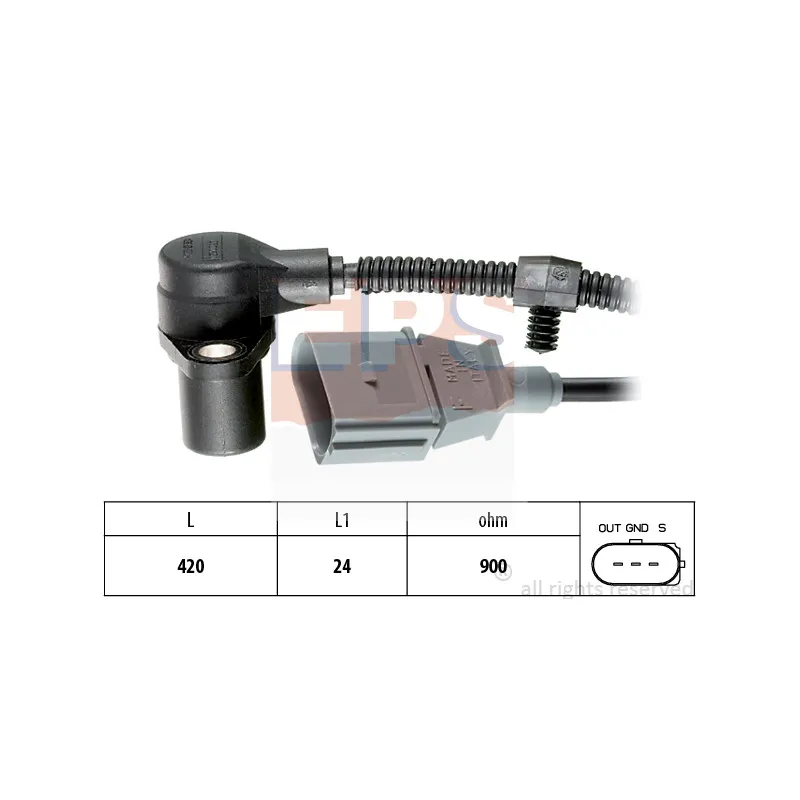 Capteur d'angle, vilebrequin EPS 1.953.320