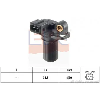 Capteur d'angle, vilebrequin EPS 1.953.323